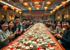 مدير شركة صيني يوزع 26 مليون دولار على موظفيه: 70٪ من أرباح الشركة في حفل نهاية العام!